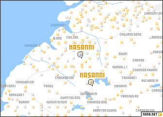 map of Masan-ni