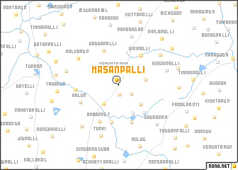 map of Māsānpalli