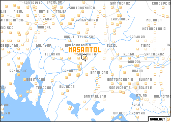 map of Masantol