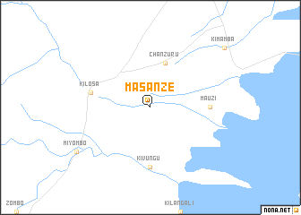 map of Masanze