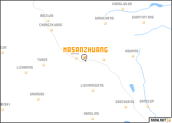 map of Masanzhuang