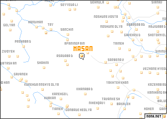 map of Māsān