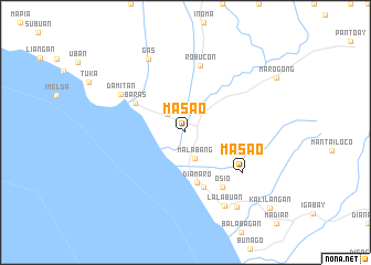 map of Masao