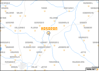 map of Masaran