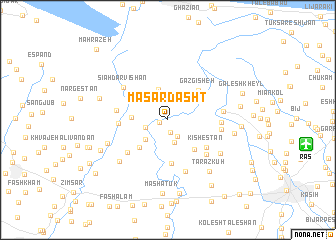 map of Maşar Dasht