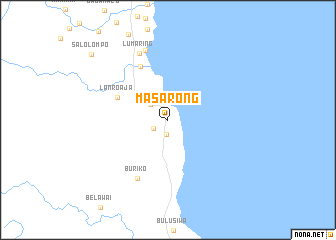 map of Masarong