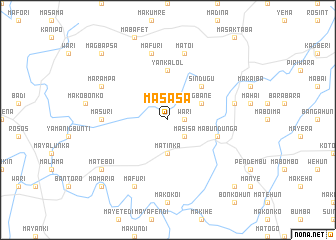 map of Masasa