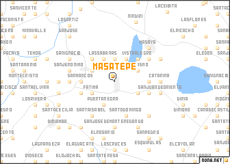 map of Masatepe