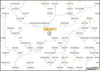 map of Masati