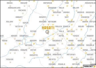 map of Masati