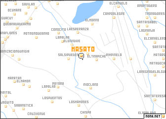 map of Masato