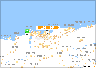 map of Masau Bawah