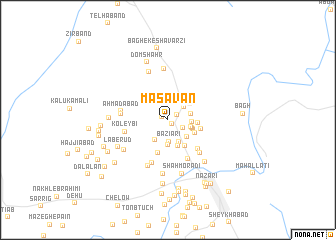 map of Masāvān