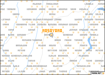 map of Masayama