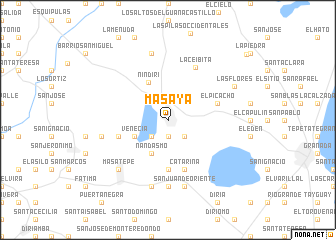 map of Masaya