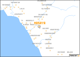 map of Masaya