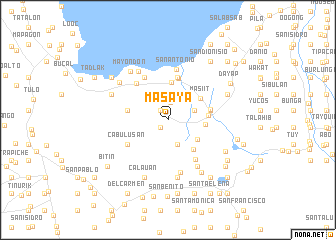 map of Masaya