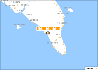 map of Masbaranon