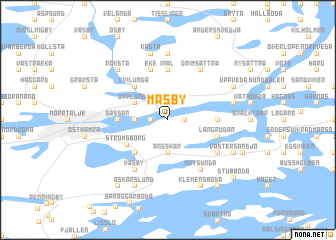 map of Masby