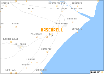 map of Mascarell