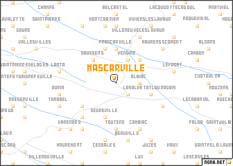 map of Mascarville