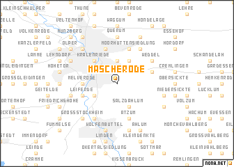 map of Mascherode