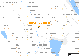 map of Maschwanden