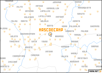 map of Mascoe Camp