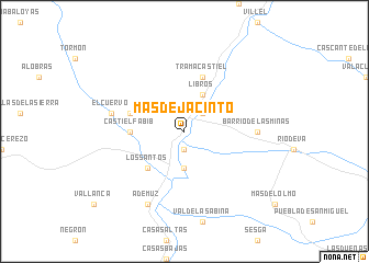 map of Mas de Jacinto