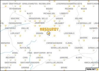 map of Mas du Roy