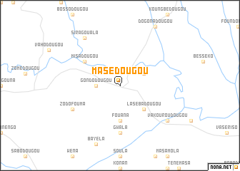 map of Masédougou