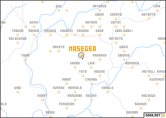 map of Masegea
