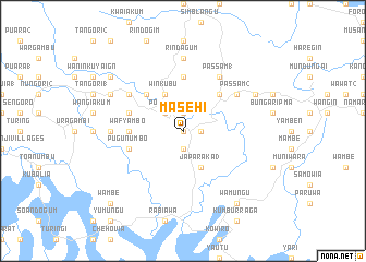 map of Masehi