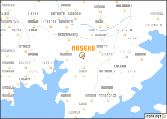 map of Maseke