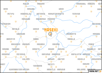 map of Maseki