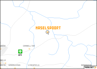 map of Maselspoort