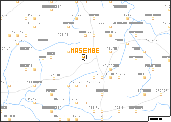 map of Masembe