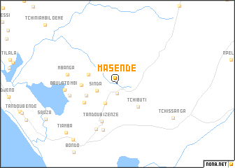 map of Masendé