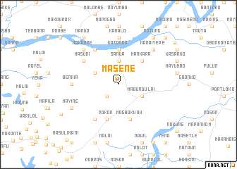 map of Masene