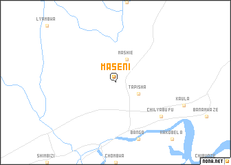 map of Maseni