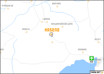 map of Maseno