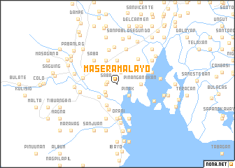 map of Masera Malayo