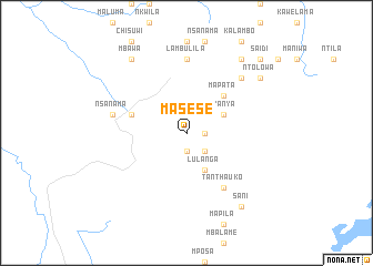 map of Masese