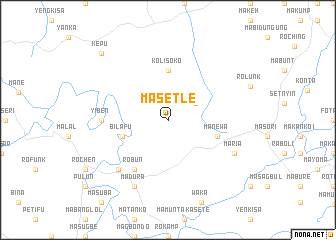 map of Masetle