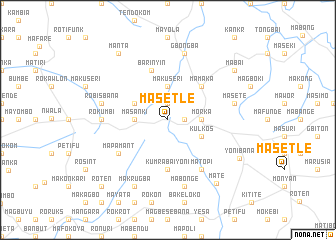 map of Masetle