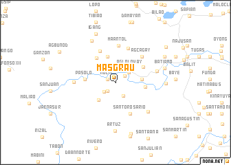 map of Masgrau