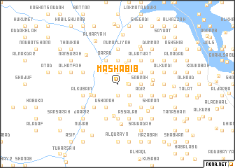 map of Mashābīb