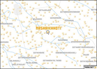 map of Mashāikh Hoti