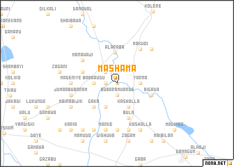 map of Mashama