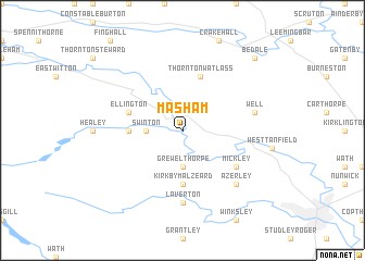 map of Masham